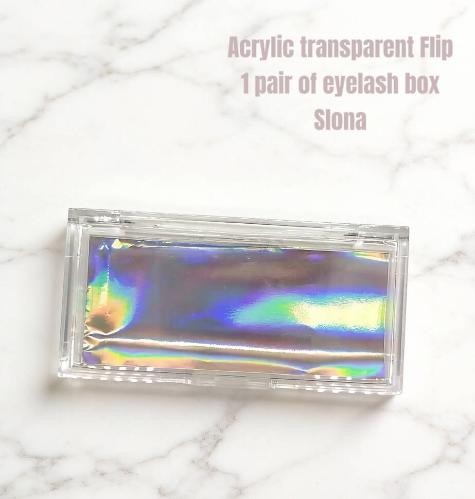 Acrylic eyelash box (pair)