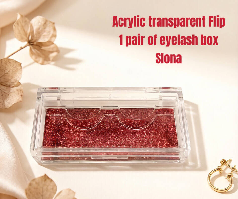 Acrylic eyelash box (pair)