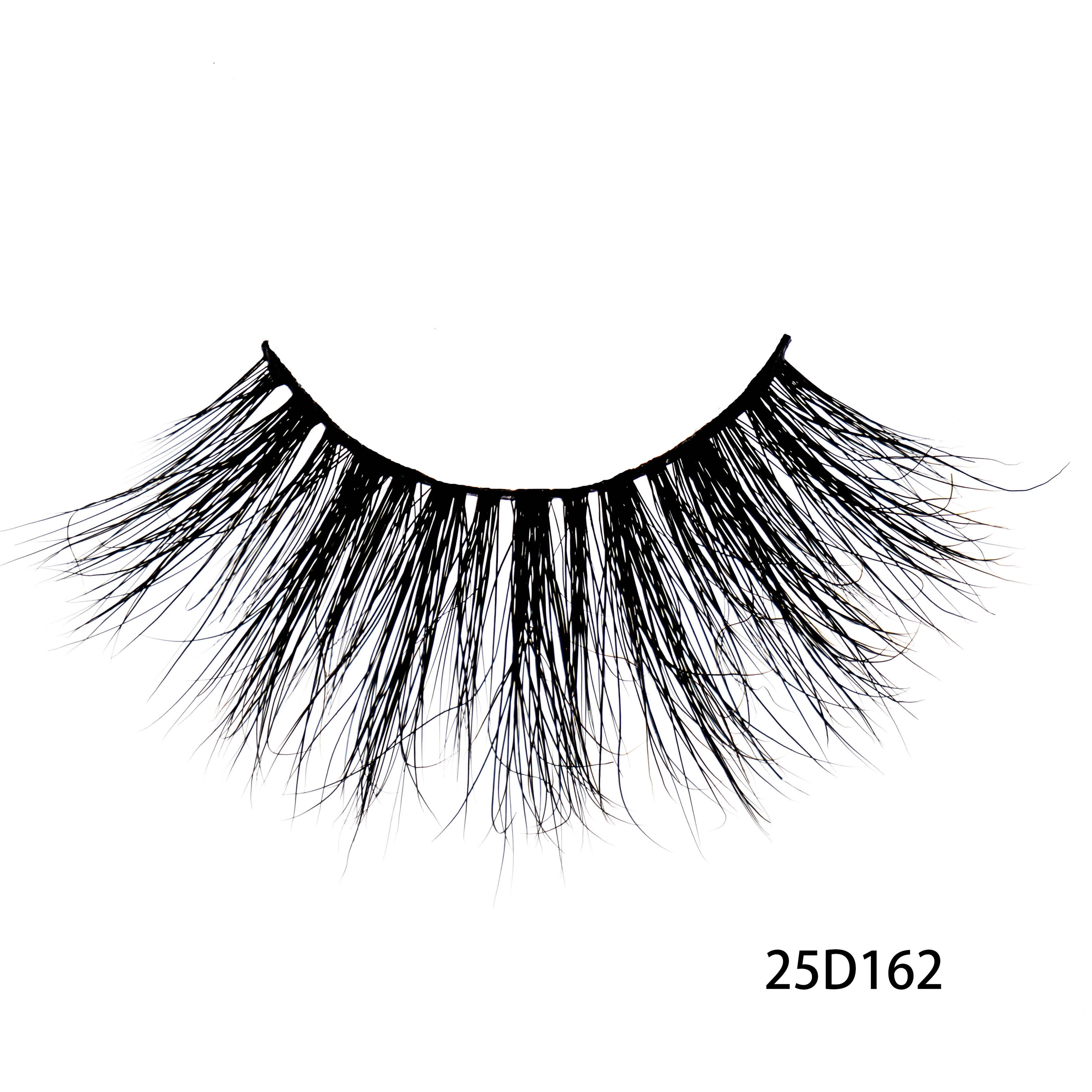 25D162 Private Label 3D lashes Packaging 25mm 100% Real Mink Fur Eyelashes with Dramatic Lashes