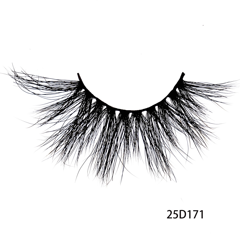 25D171 Natural samples custom packaging 3d mink eyelashes Vendor