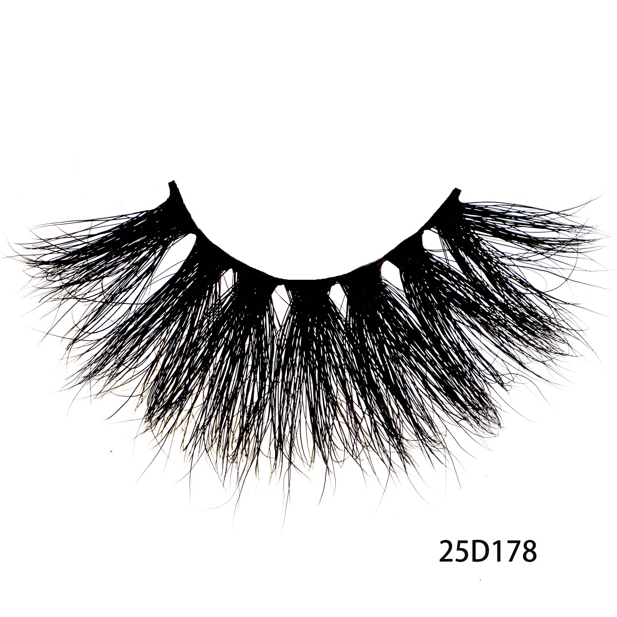 25D178 Wholesale 25mm Mink Eyelashes Vendor 3D Mink Lashes 25mm mink eyelash with custom Eyelash Box