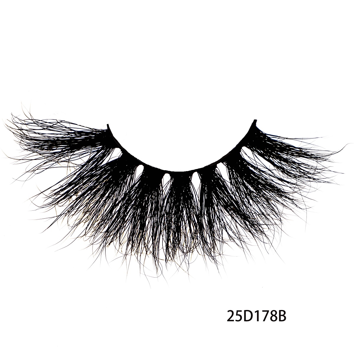 25D178B customized packing with tweezers 5D 6D mink lashes 25mm mink eyelashes vendor