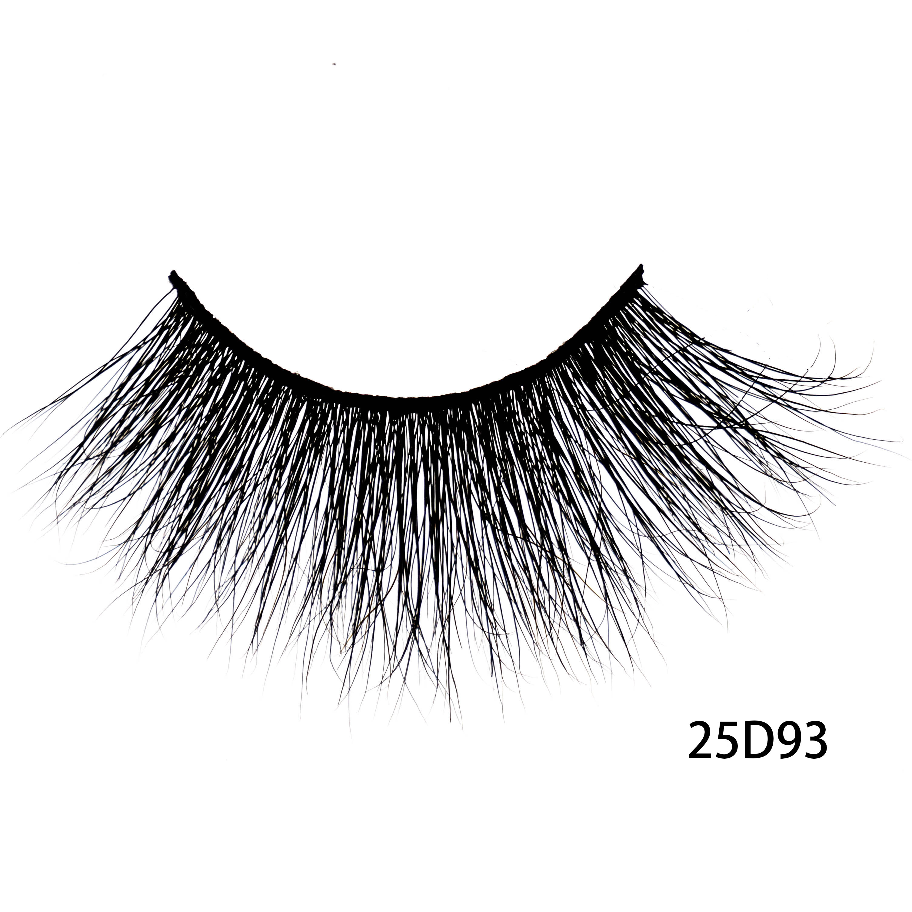 25D93 Private label 5d 25mm mink eyelash custom packaging cruelty-free mink eyelash supplies vendors
