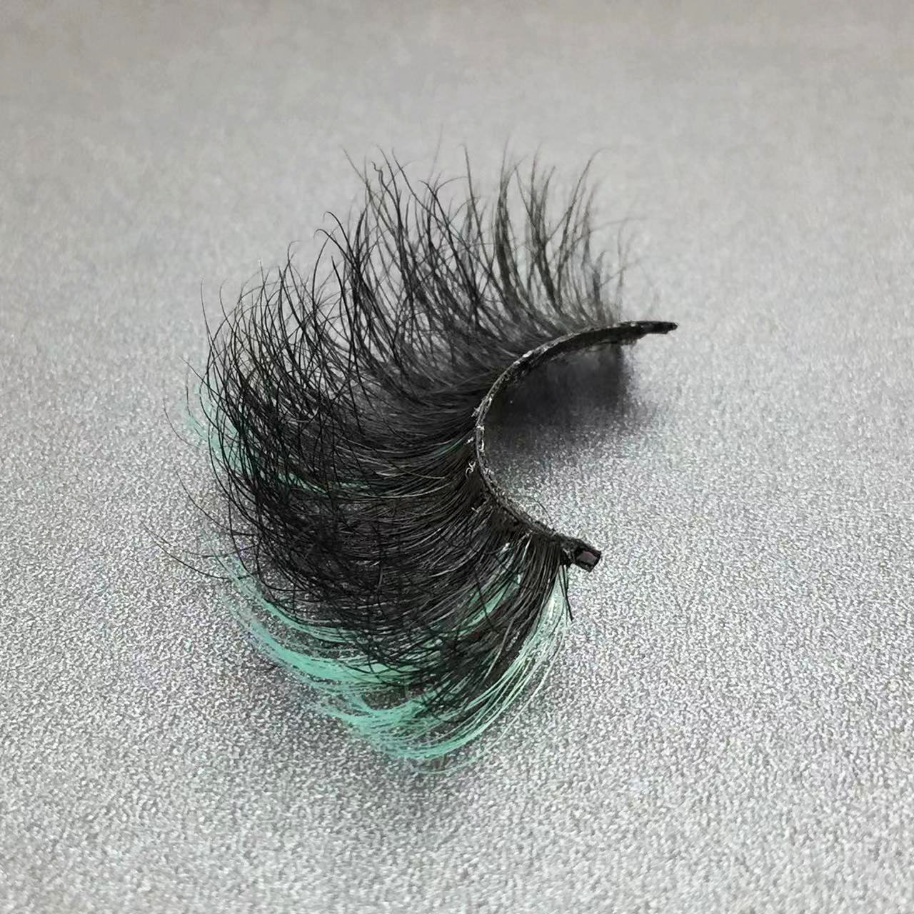 9X-72C lash strips with colored ends wholesale lashes3d wholesale vendor 25mm eyelashes