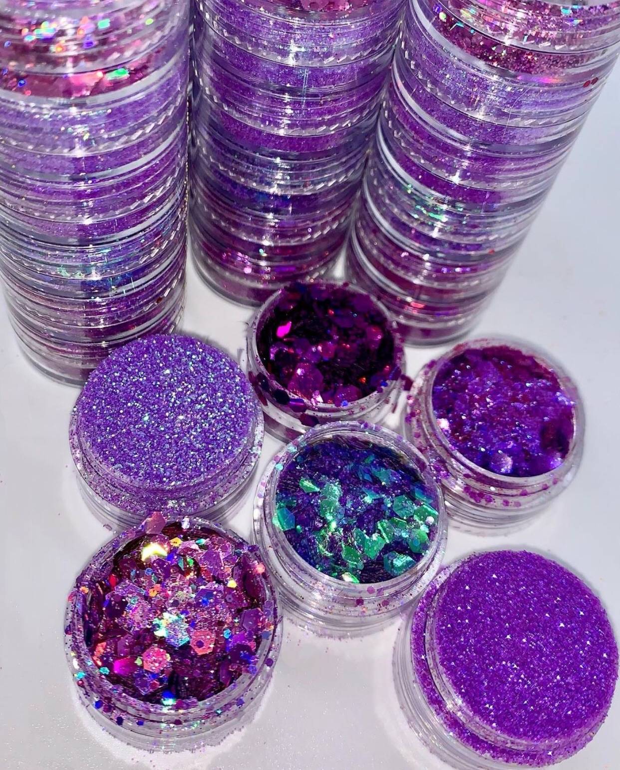 Diamond Rainbow Spring Color Flakes Chunky Glitter For Nail Polish Art Eye Shadow