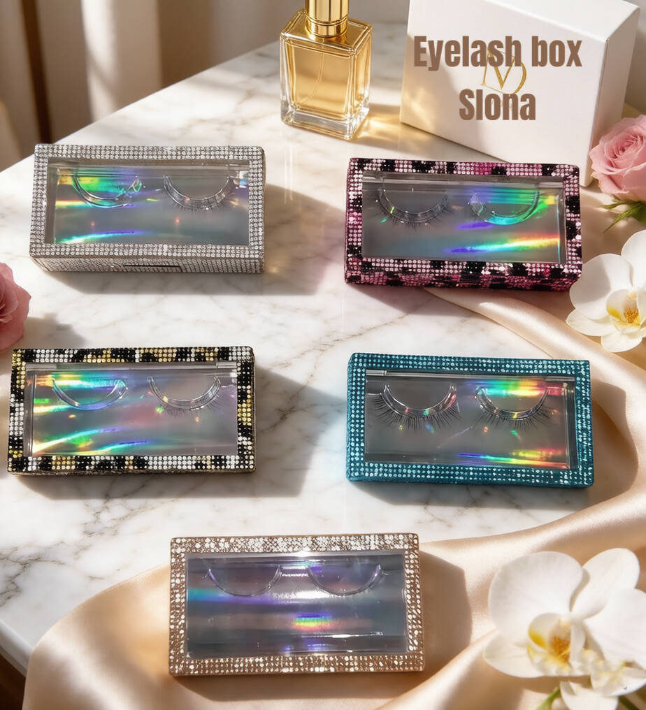 Acrylic diamond-edged box