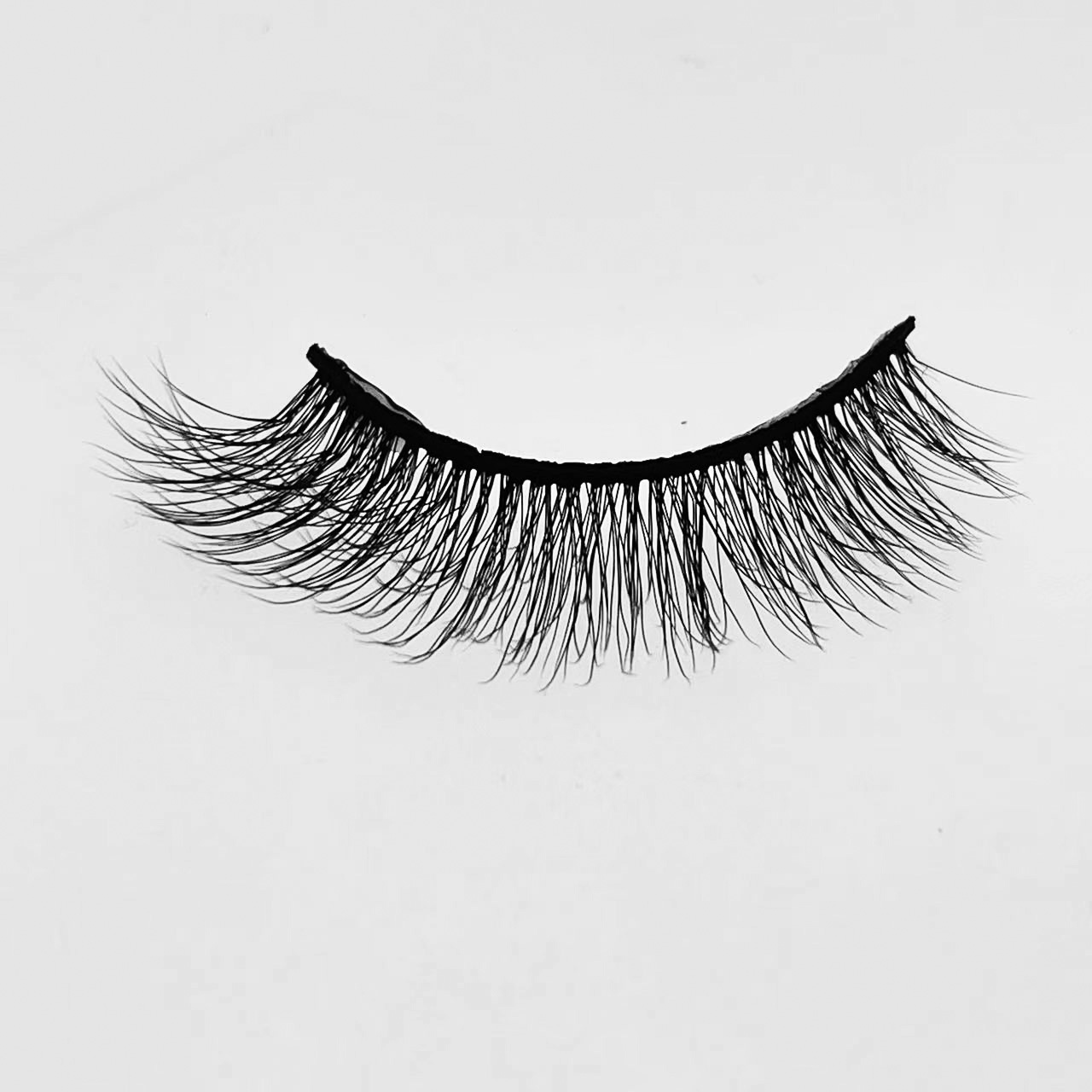 D631N Hot selling recyclable package mink false 3d faux mink strip eyelashes 3D Strip faux mink