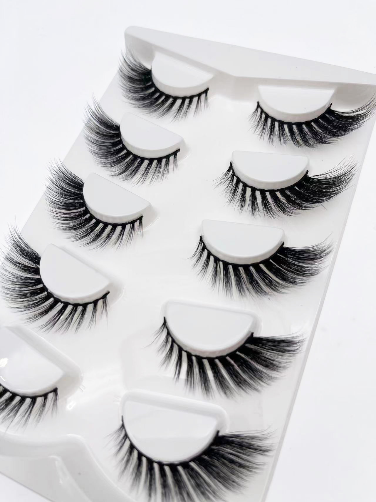 D494 Eyelash Vendor Customized Boxes 15MM Faux Mink Lashes 3D Faux Cils Private Label Super Fluffy