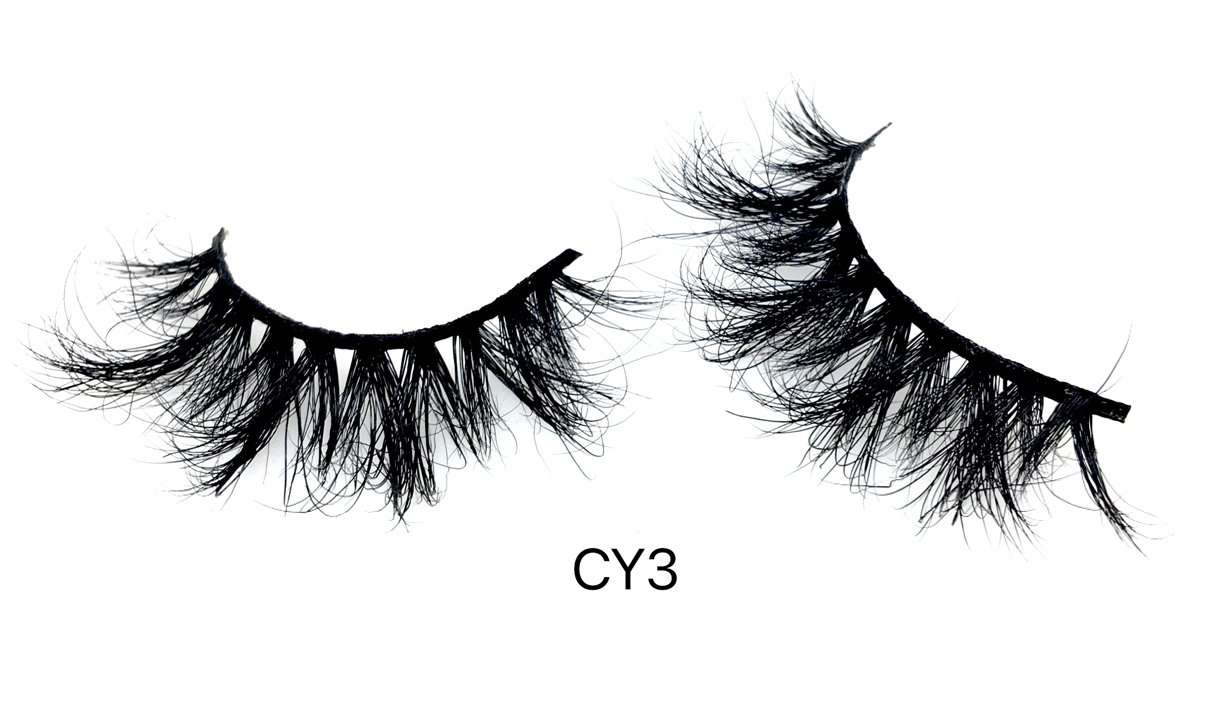 CY3 Lashes factory 100% cruelty free luxury 25mm 3d mink eyelashes vendor