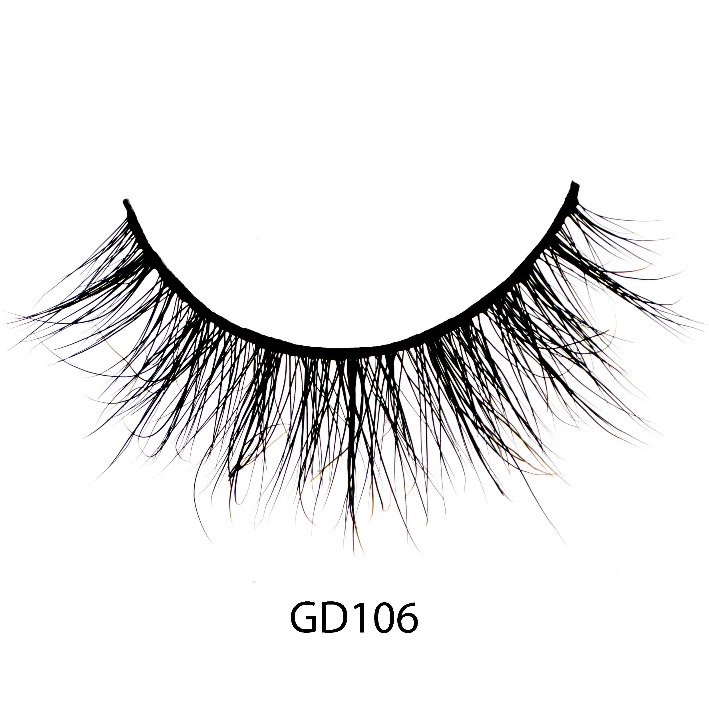 GD106 Supplier Cheap 100% 3d Mink Eyelashes wholesale private label eyelashes Packaging Box