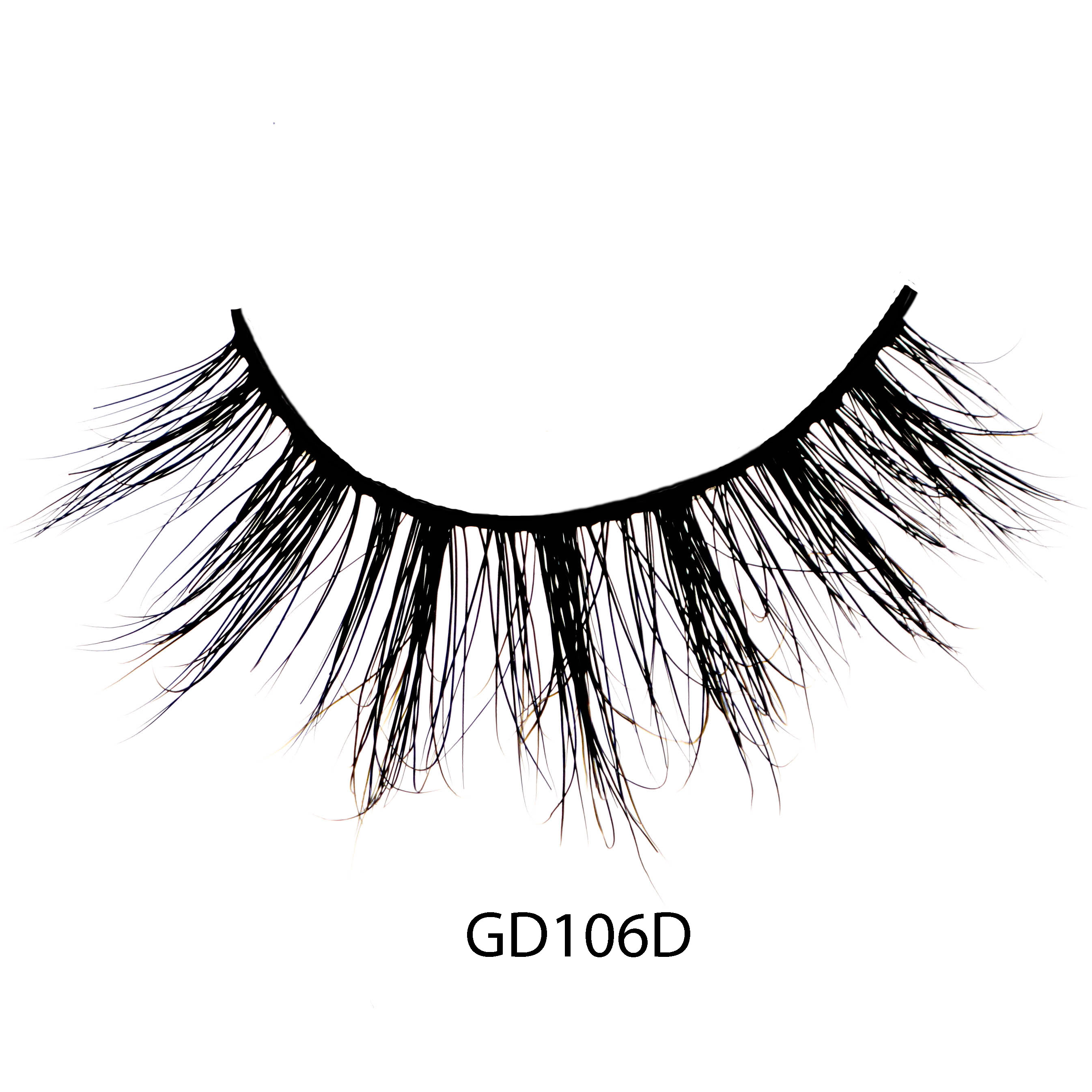 GD106D Factory Whole sale 3d mink eyelashes cruelty free custom eyelash packaging box