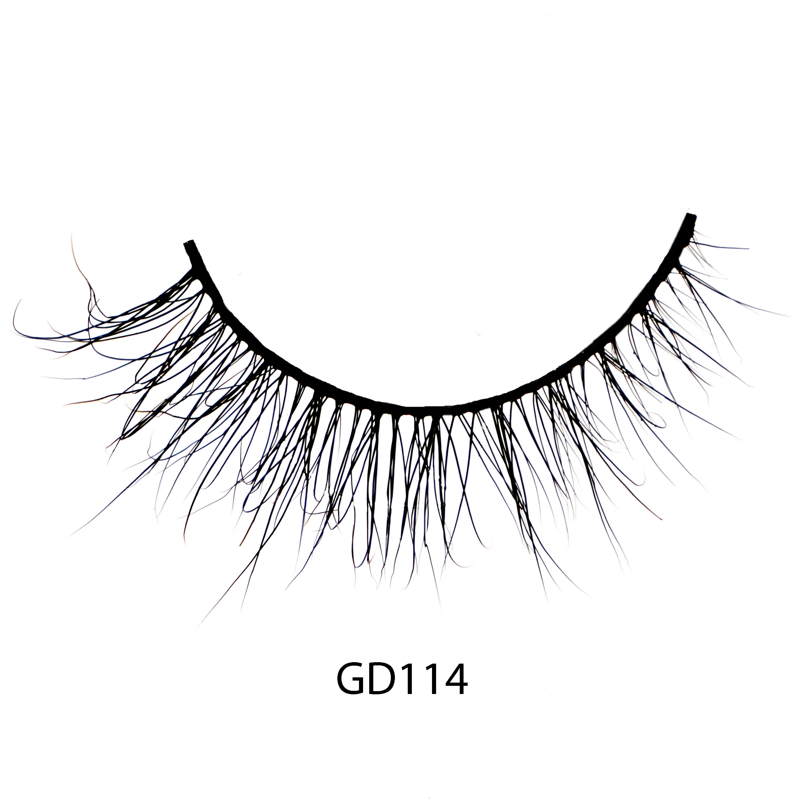 GD114 High Quality Soft Handmade Mink Lashes Hot Selling 100% Real Mink 3d mink lashes Packaging