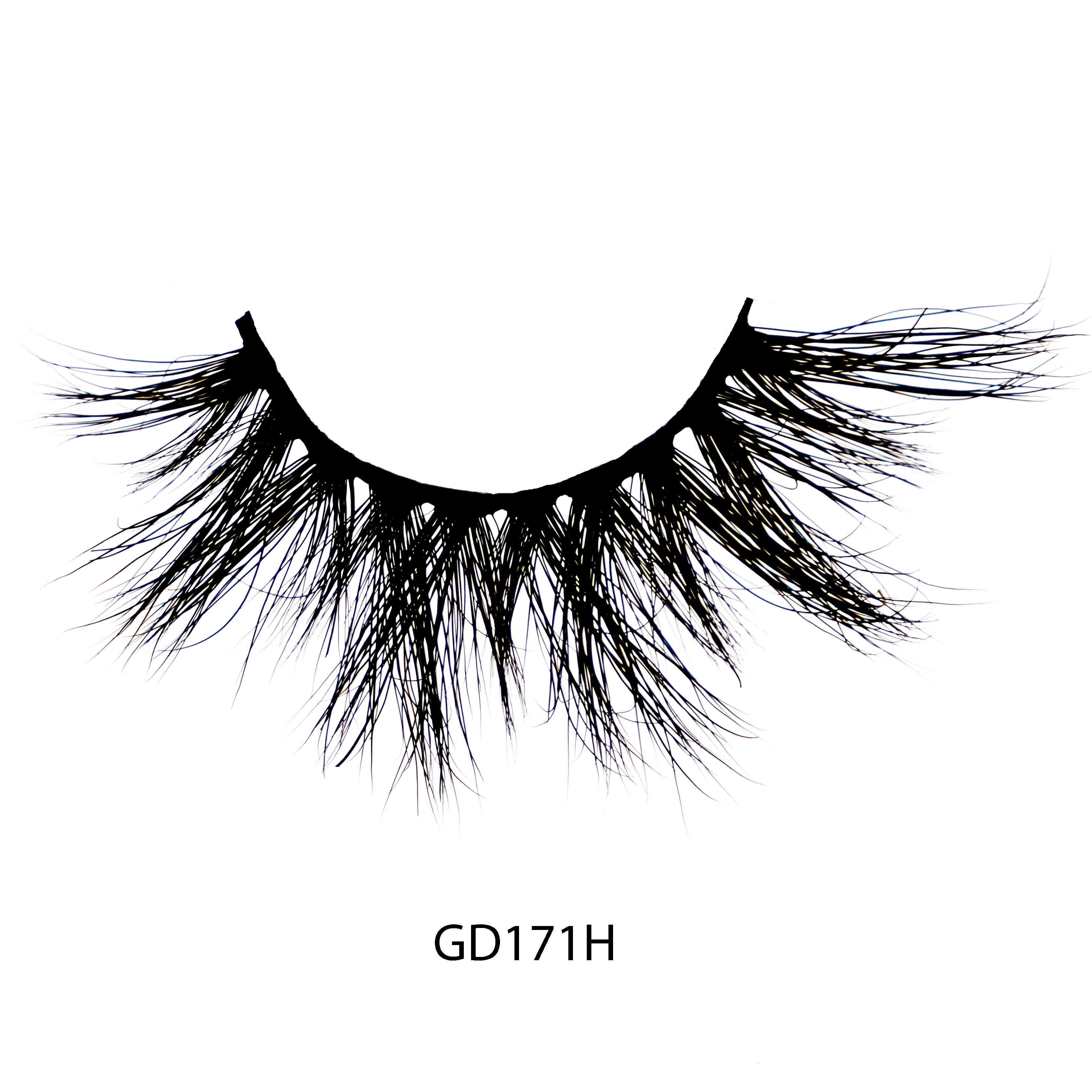 GD171H factory price Strip Lashes3d wholesale vendor cruelty free top quality eyelashes custom box