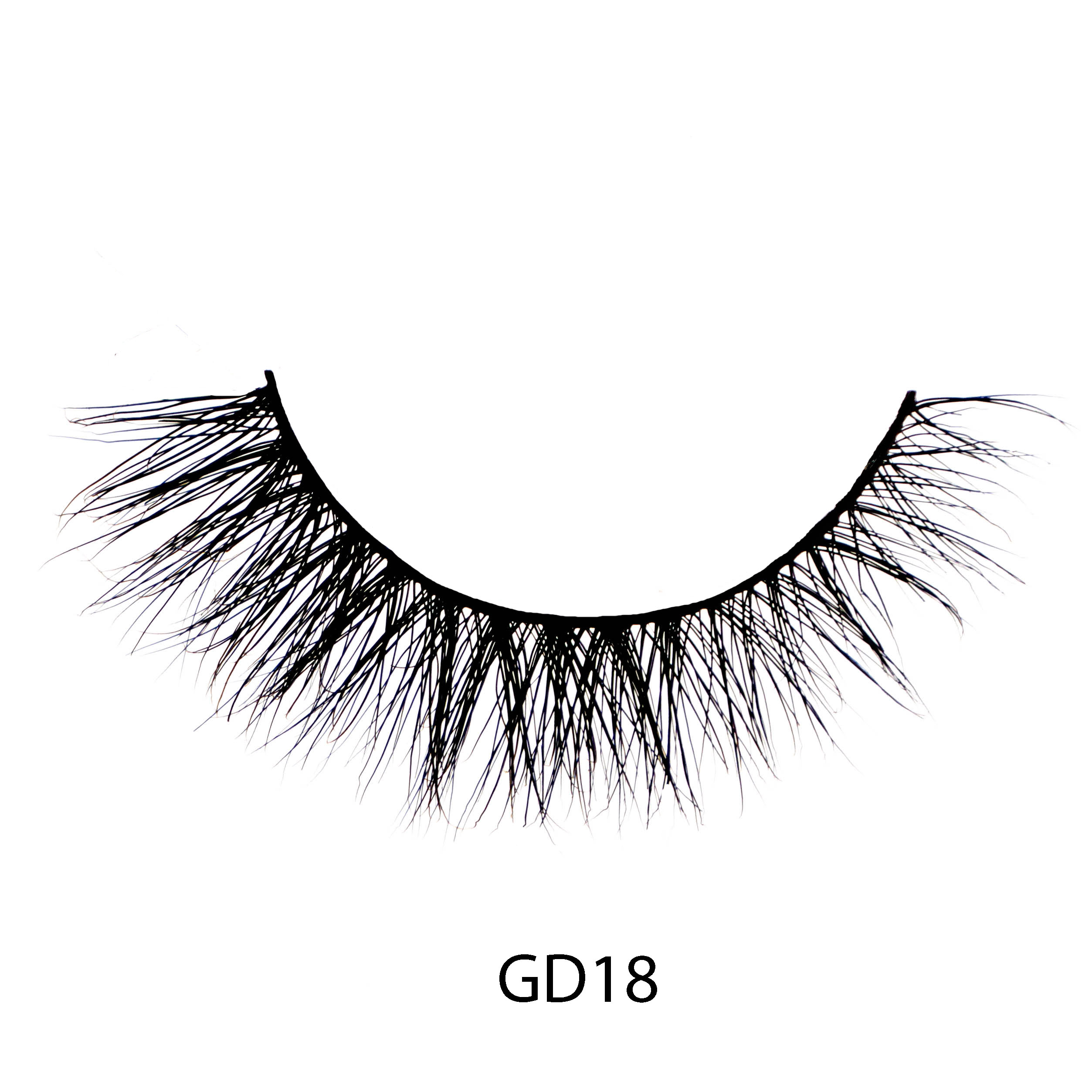 GD18 hand made high quality 100% real own brand eyelashes 3d mink lashes  packaging