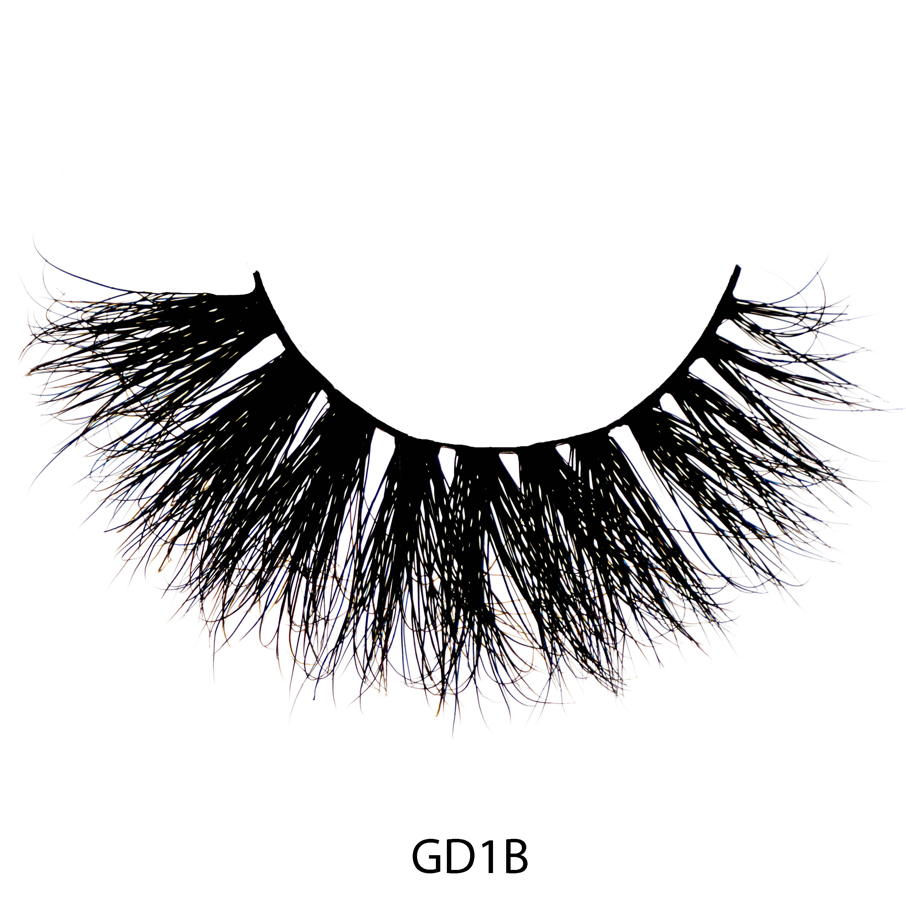 GD1B wholesale strip mink eyelashes with custom packaging for lshes eyelashes mink