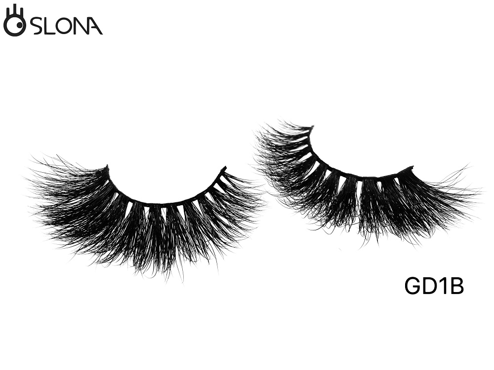 GD1B wholesale strip mink eyelashes with custom packaging for lshes eyelashes mink