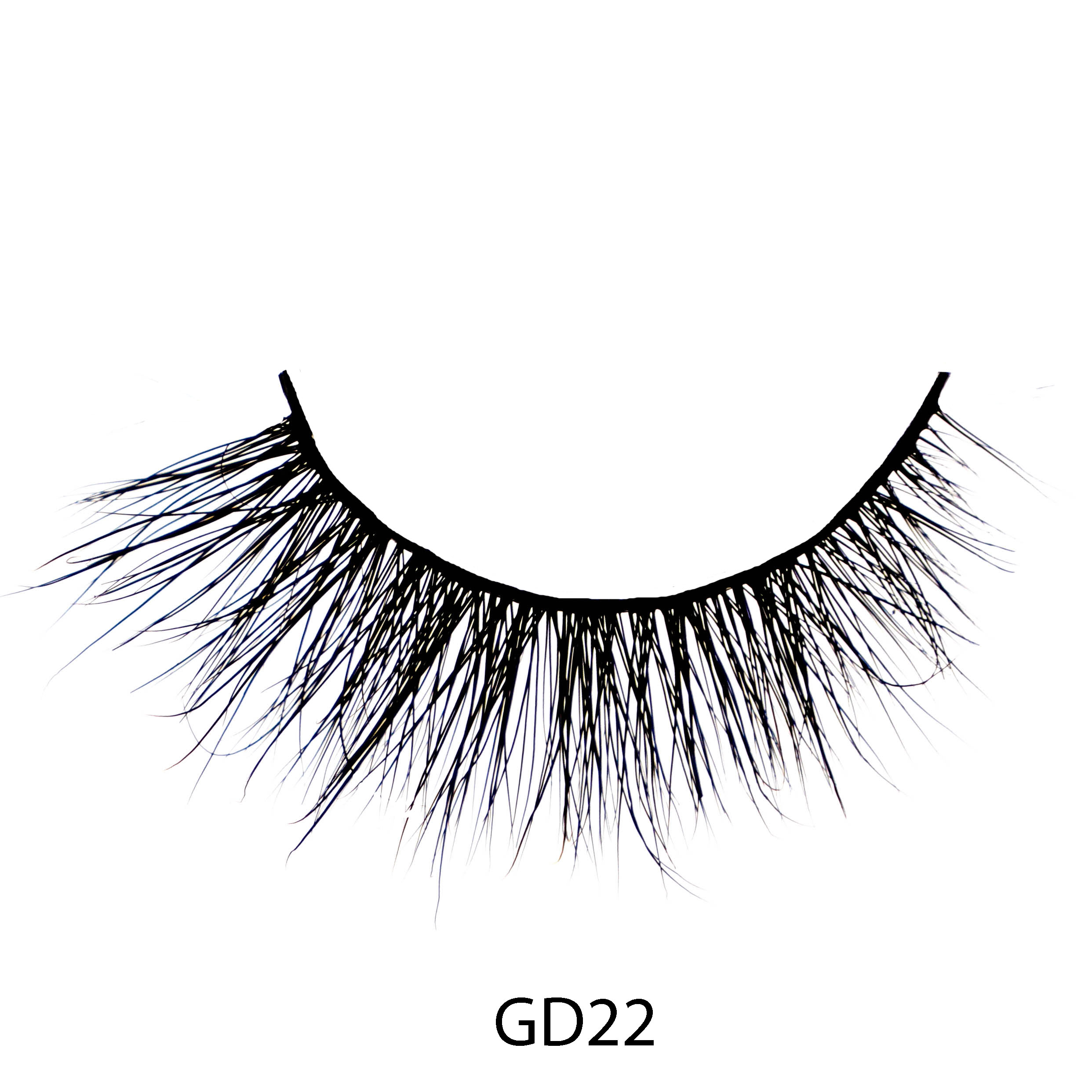 GD22 Cruelty free mink lashes private label real mink lashes 3d mink eyelashes with boxes