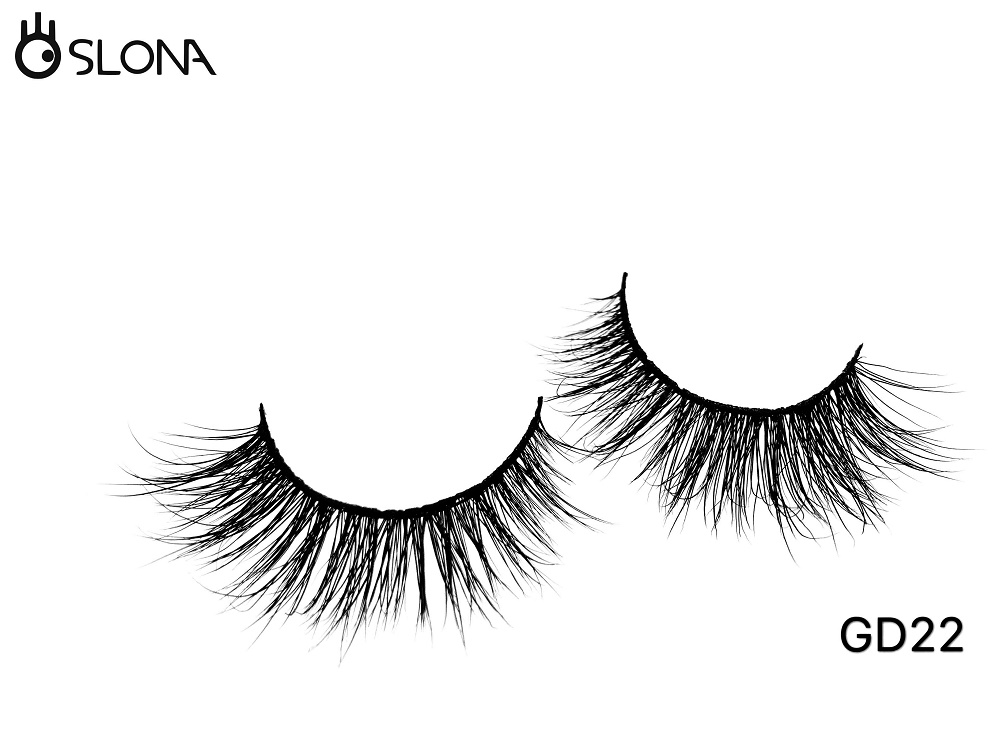 GD22 Cruelty free mink lashes private label real mink lashes 3d mink eyelashes with boxes