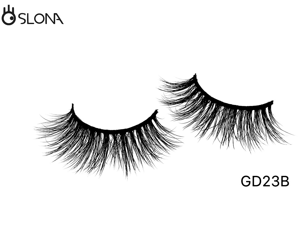 GD23B 100% Wholesale 3D Mink Eyelashes Private Label 3d Lashes Mink Lashes Bulk With Box