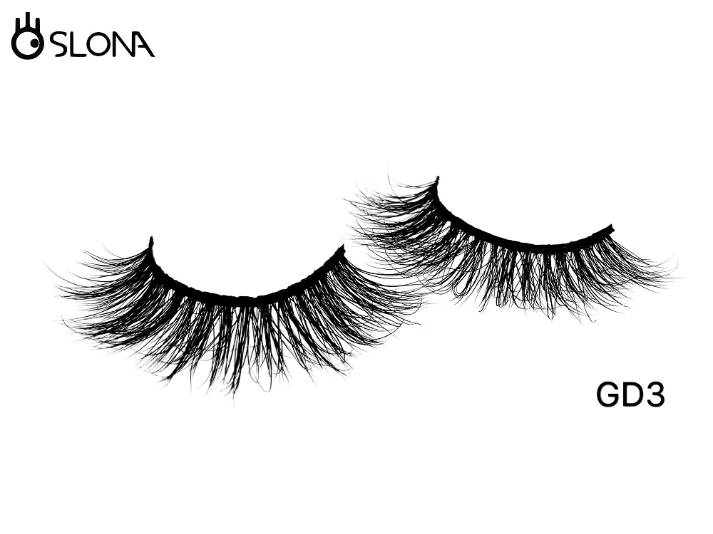 GD3 wholesale strip mink eyelashes custom packaging for lshes eyelashes mink private label