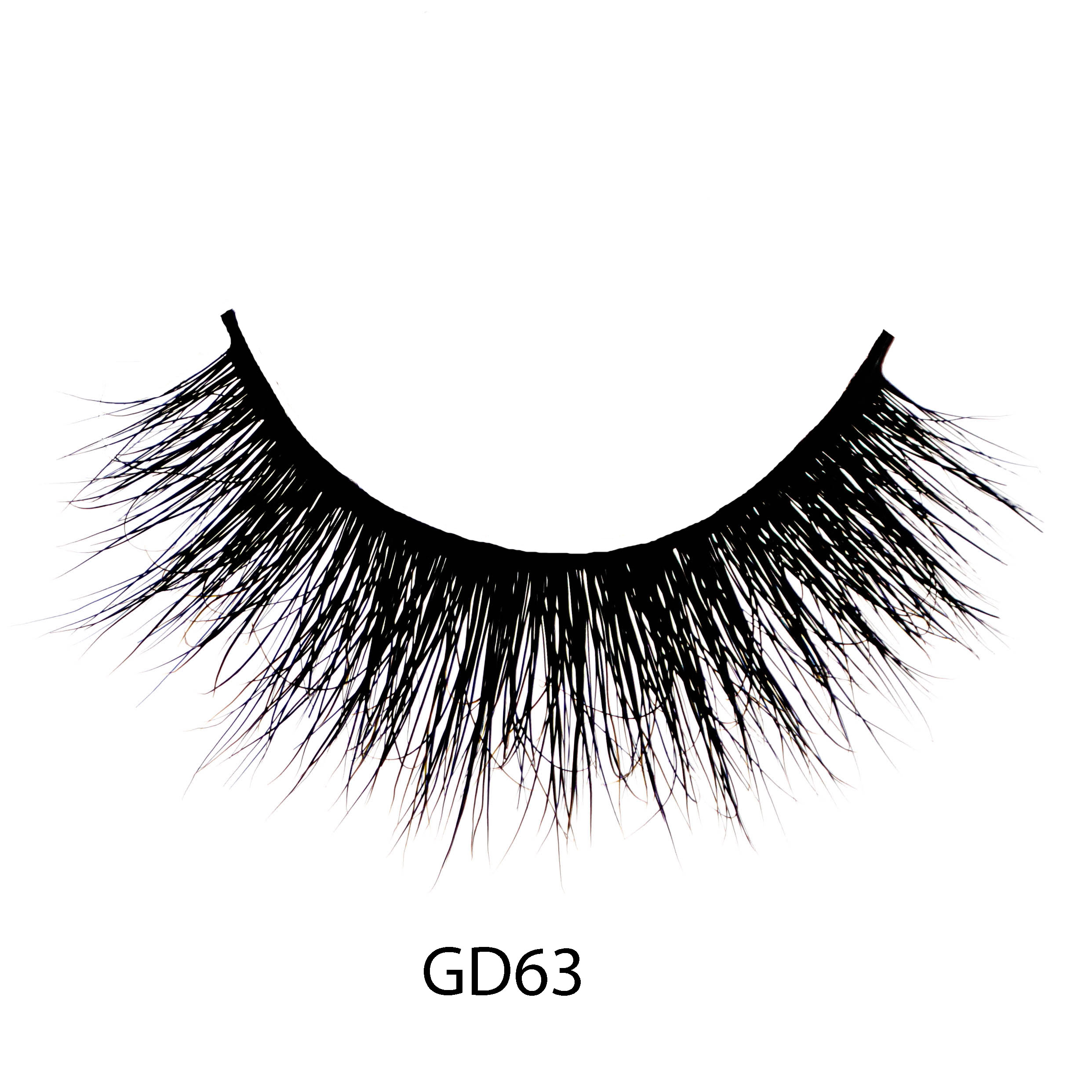 GD63 Top 100% Real 3D Mink Eyelashes private label Best Lashes Mink Eyelashes Packaging Box