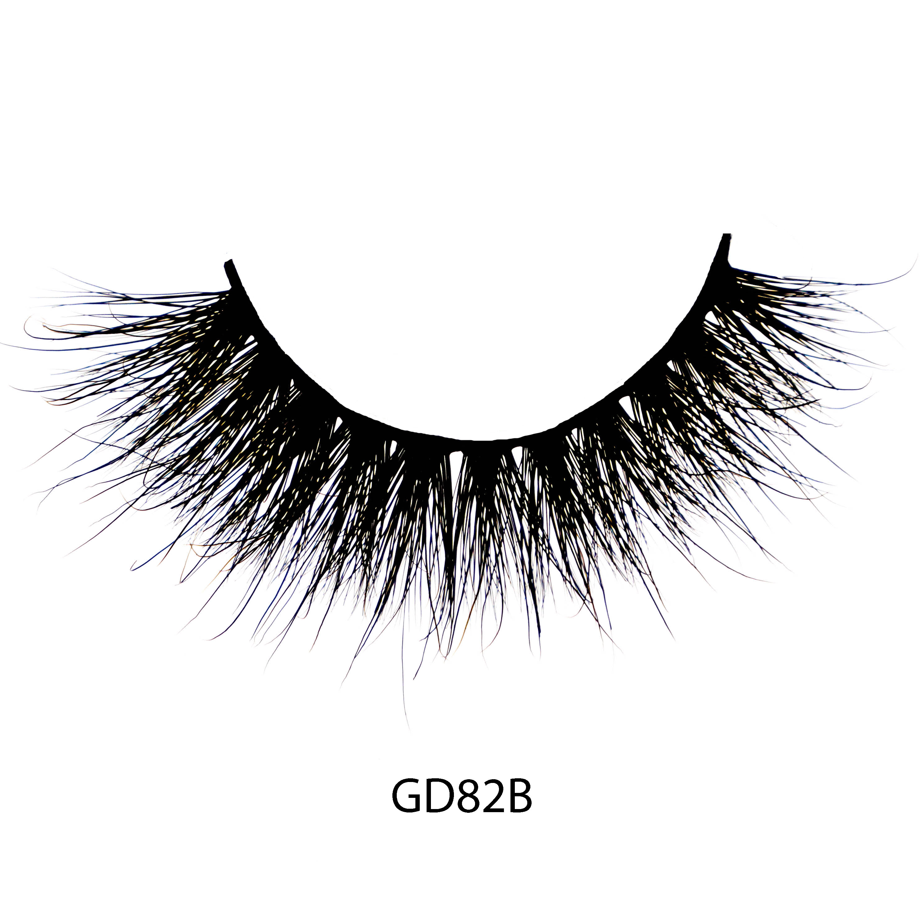 GD82B factory price Strip Lashes3d wholesale vendor cruelty free top quality eyelashes custom box
