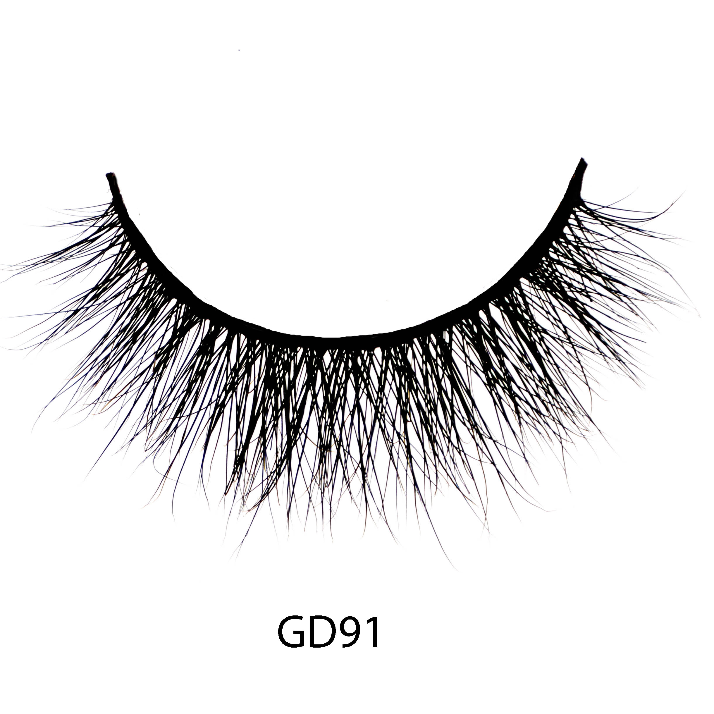 GD91  wholesale make own brand private 3d mink eyelash private label custom eyelash packaging
