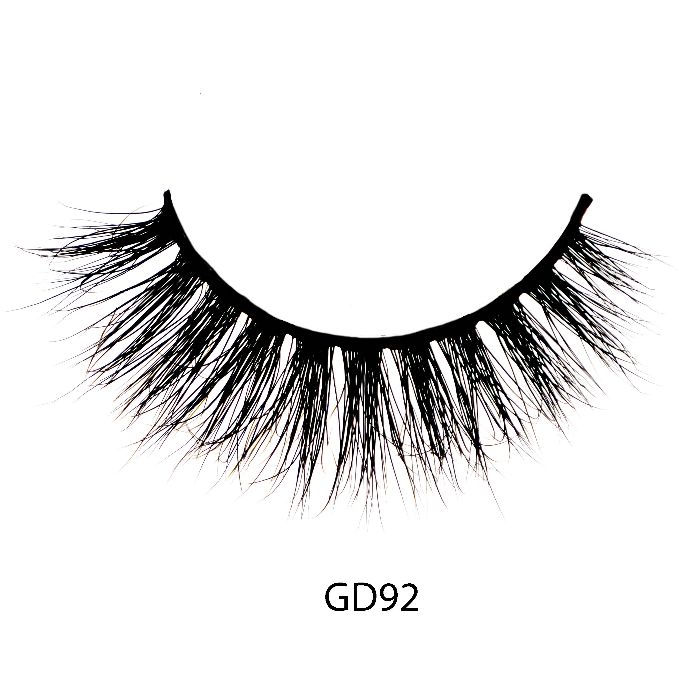 GD92 wholesale 3d mink eyelashes private label 100% mink eyelashes with make your own eyelash box