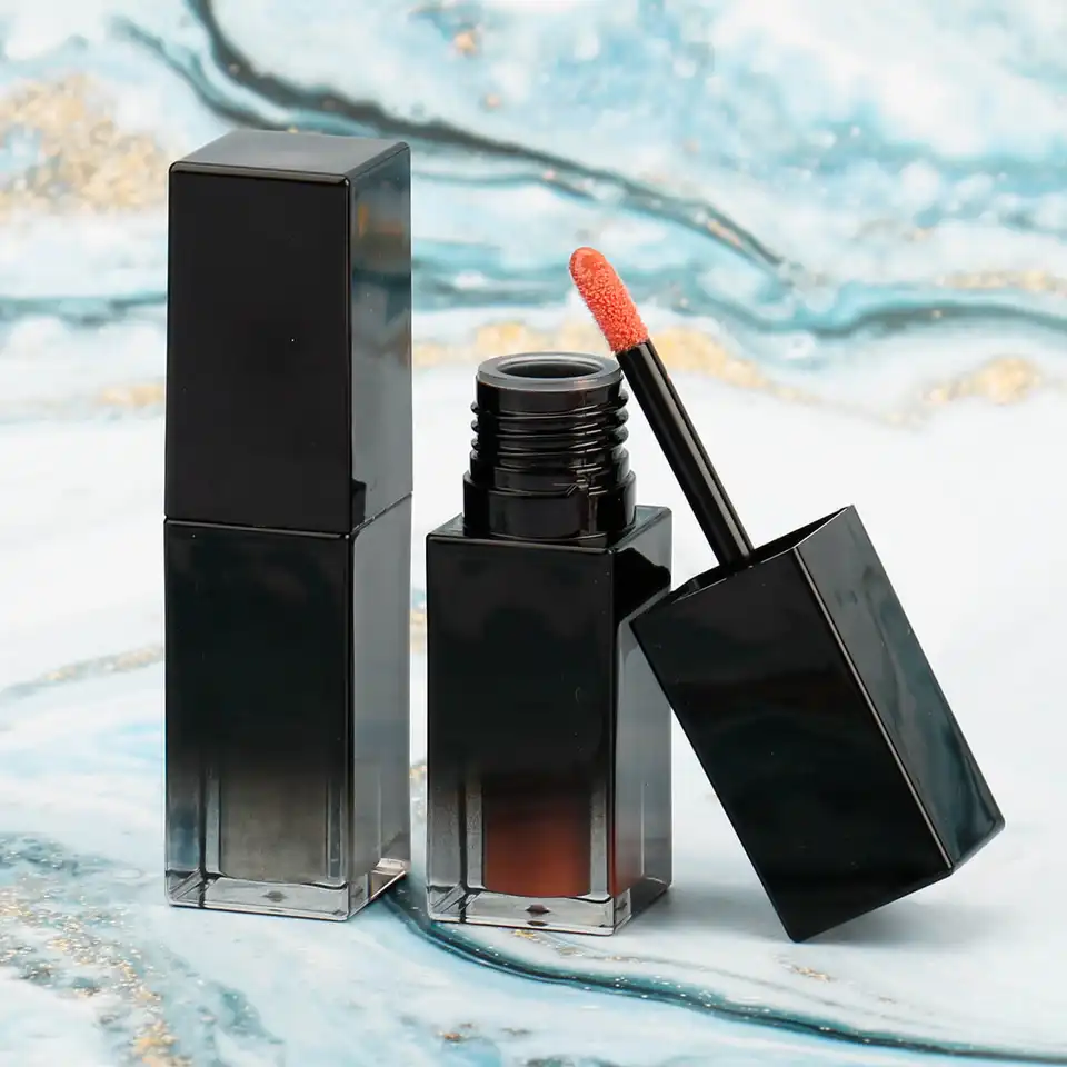 P45  Hot selling waterproof private label long lasting vegan glitter matte metallic liquid lipstick