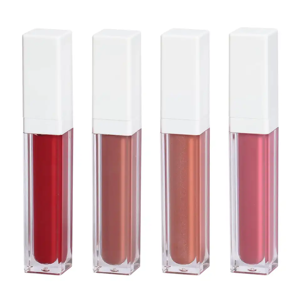 P17- 1  Mix colors Fantastic custom matte lipstick Matte liquid private label lip gloss shiny high glitter lip gloss