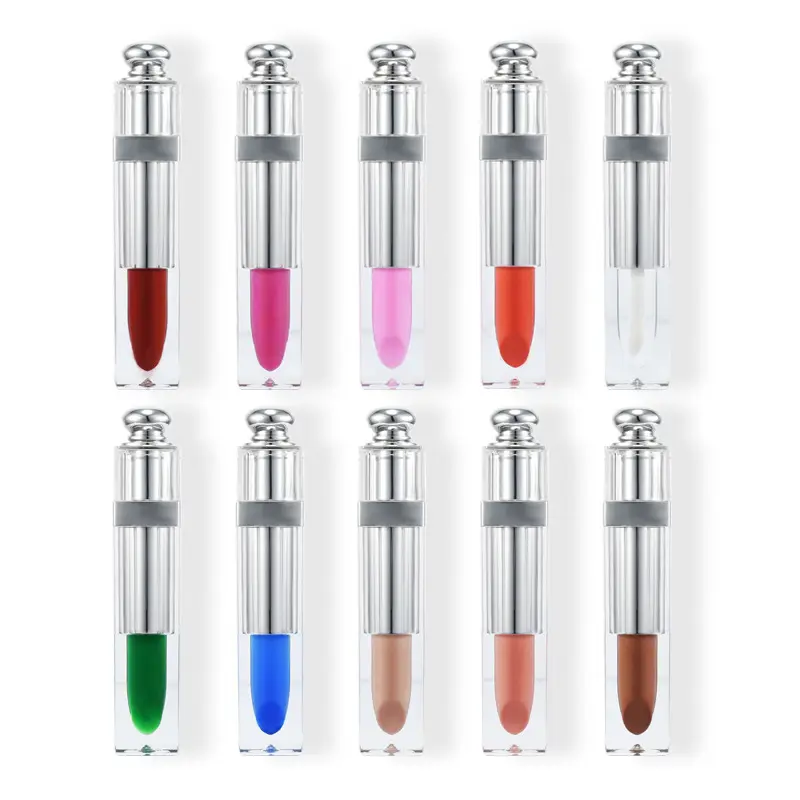P4 DIY your own logo pink tube makeup cosmetics vegan pretty waterproof long lasting matte liquid lipstick