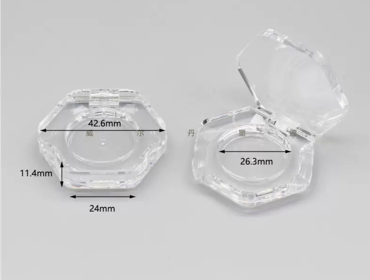 Single Shimmer Pressed Pigment Jar/Packaging