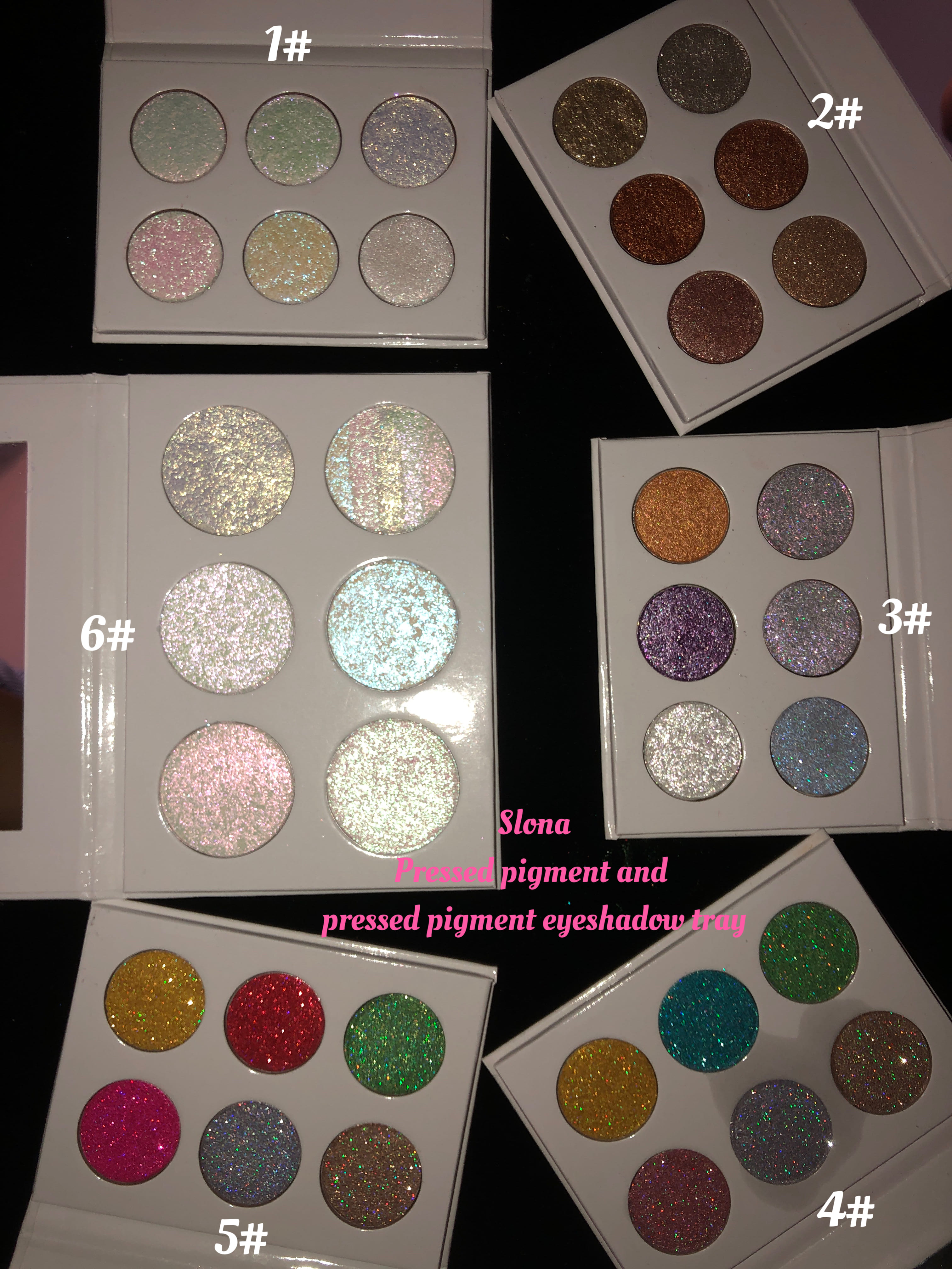 Multicolor Eyeshadow Tray Package