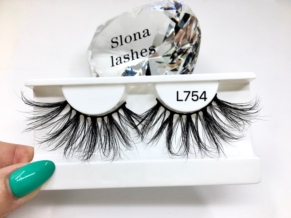 L754 3D mink lashes 2020 New mink lash 28mm mink lashes wholesale 5d mink lashes