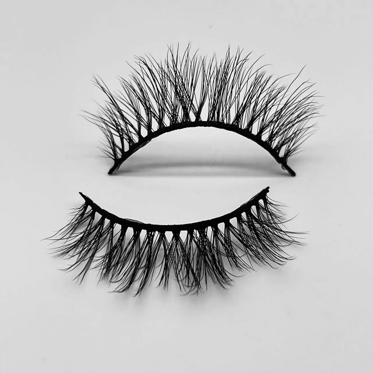 D174N Wholesale 3D Strip Faux mink Eye Lashes Vendors 15mm Faux mink Lashes and Private Label