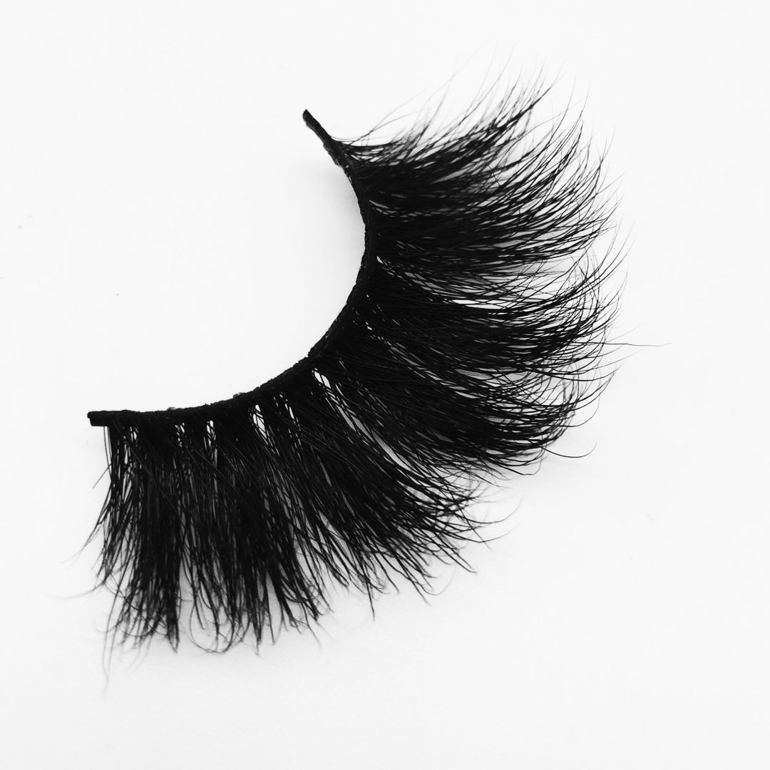 W187E private label lashes 3d wholesale vendor eyelashes Handmade 100% Real 5D 25mm Mink Eye lashes