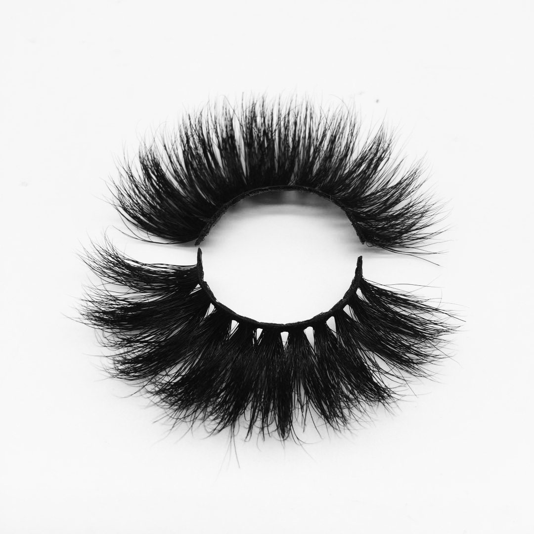 W112A Wholesale Full Strip Lashes 25mm Mink Eyelashes Custom Own Logo Brand Lashes vendors