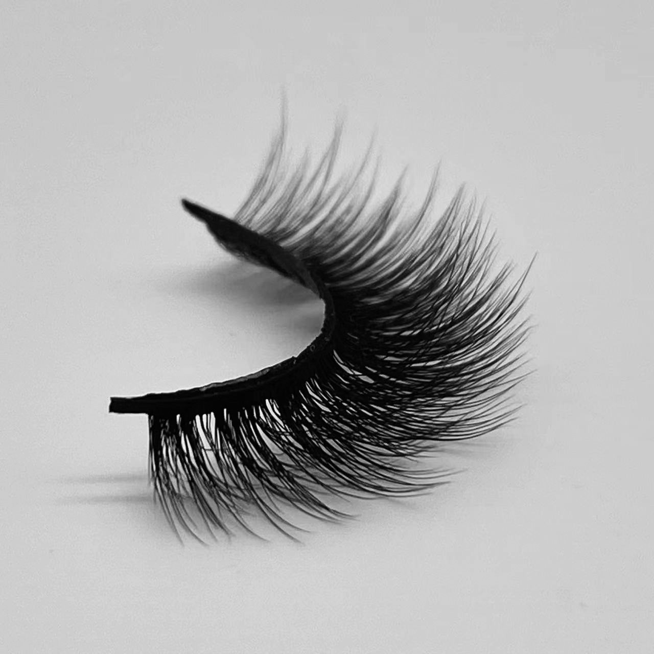 D613N 2022 Top Quality 15mm 3d Faux Mink Lashes Private Label Premium Mink Eyelashes
