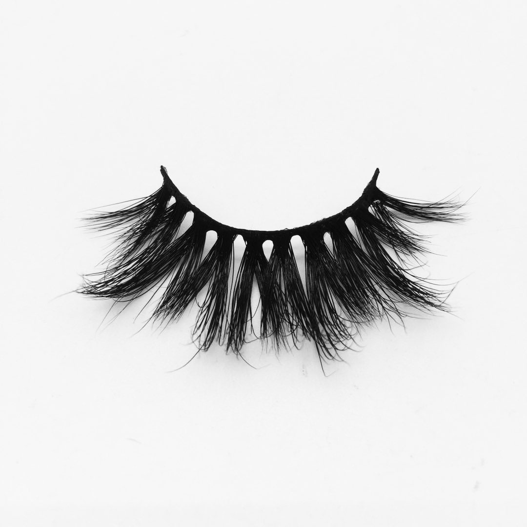 W145A Wholesale Price Best Selling Real Fluffy 3D Mink Lashes 25mm Eyelash