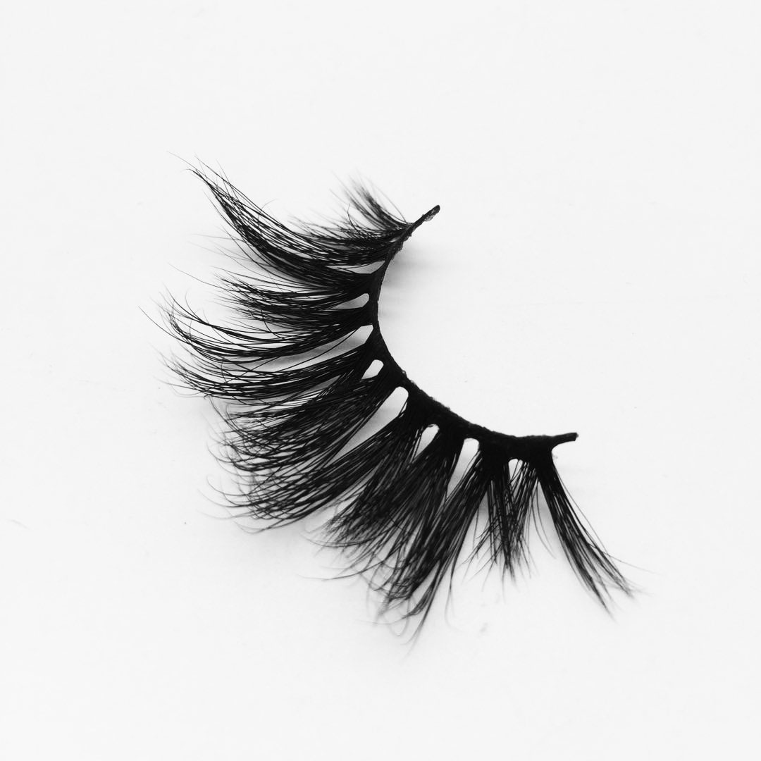 W145A Wholesale Price Best Selling Real Fluffy 3D Mink Lashes 25mm Eyelash