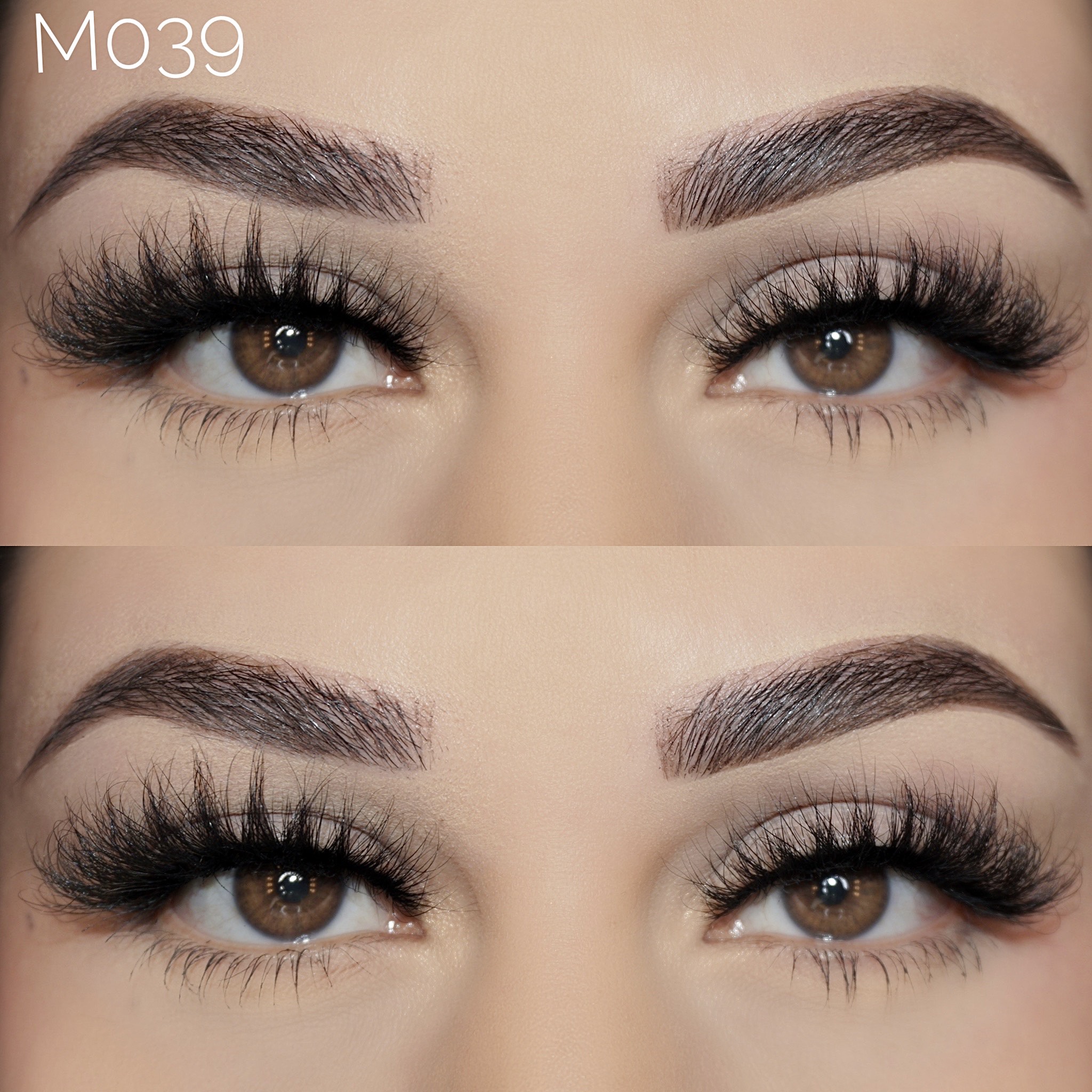 M039  wholesale 100% real siberian mink fur mink eyelashes 3d mink lashes