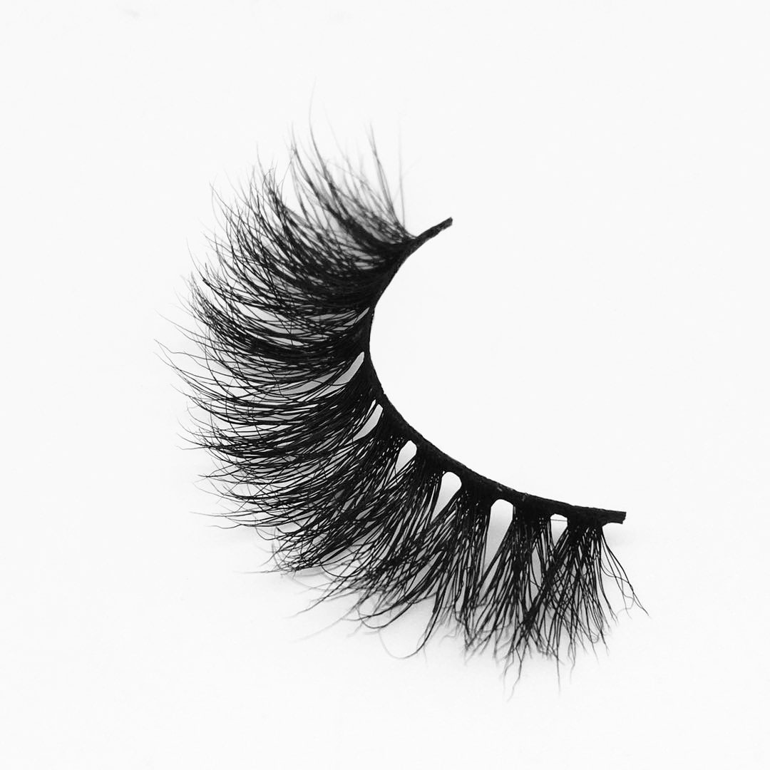 M041  Custom Eyelash Packaging Plastic for 3d fluffy lashes 3D Mink Eyelash Boxes Glitter Lash Box