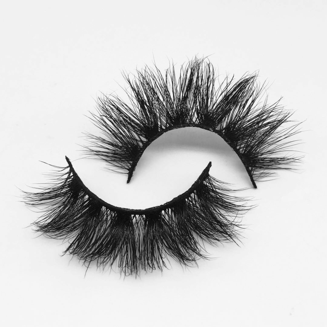 M043 15mm 16mm Natural Mink Eyelashes 18mm Short Lashes Custom mink eyelashes and package