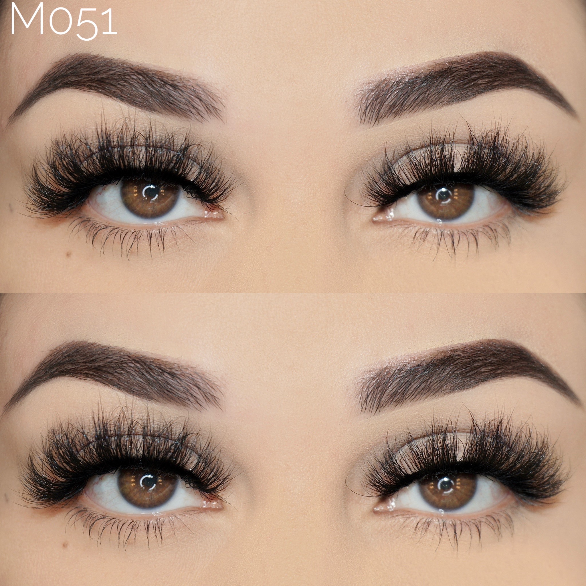 M051 Hot Selling Low Price Wholesale Luxury Lashes Mink Eyelashes Custom Logo Mink Lashes