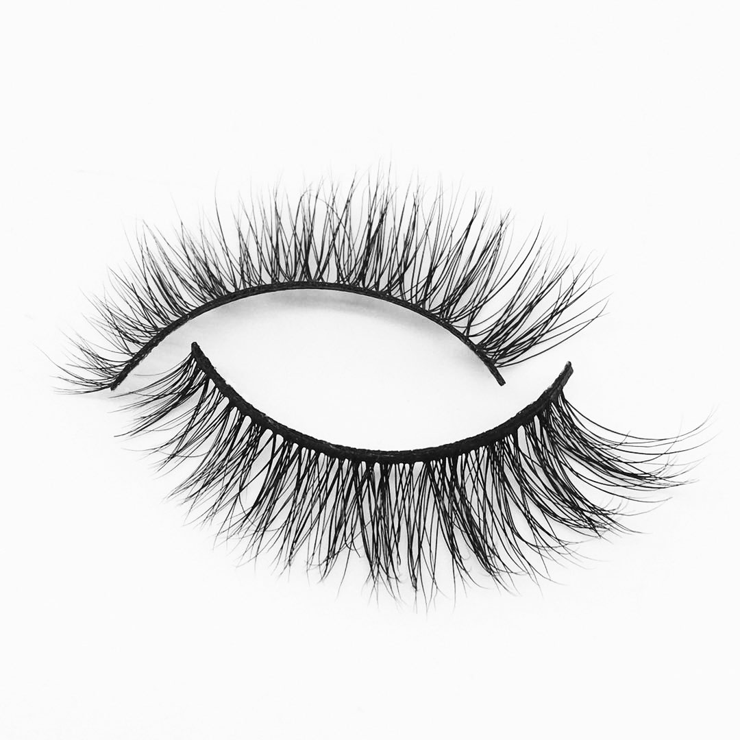M055  New style 16-18MM color 3d mink lashes premium Party Style False Eye Lashes