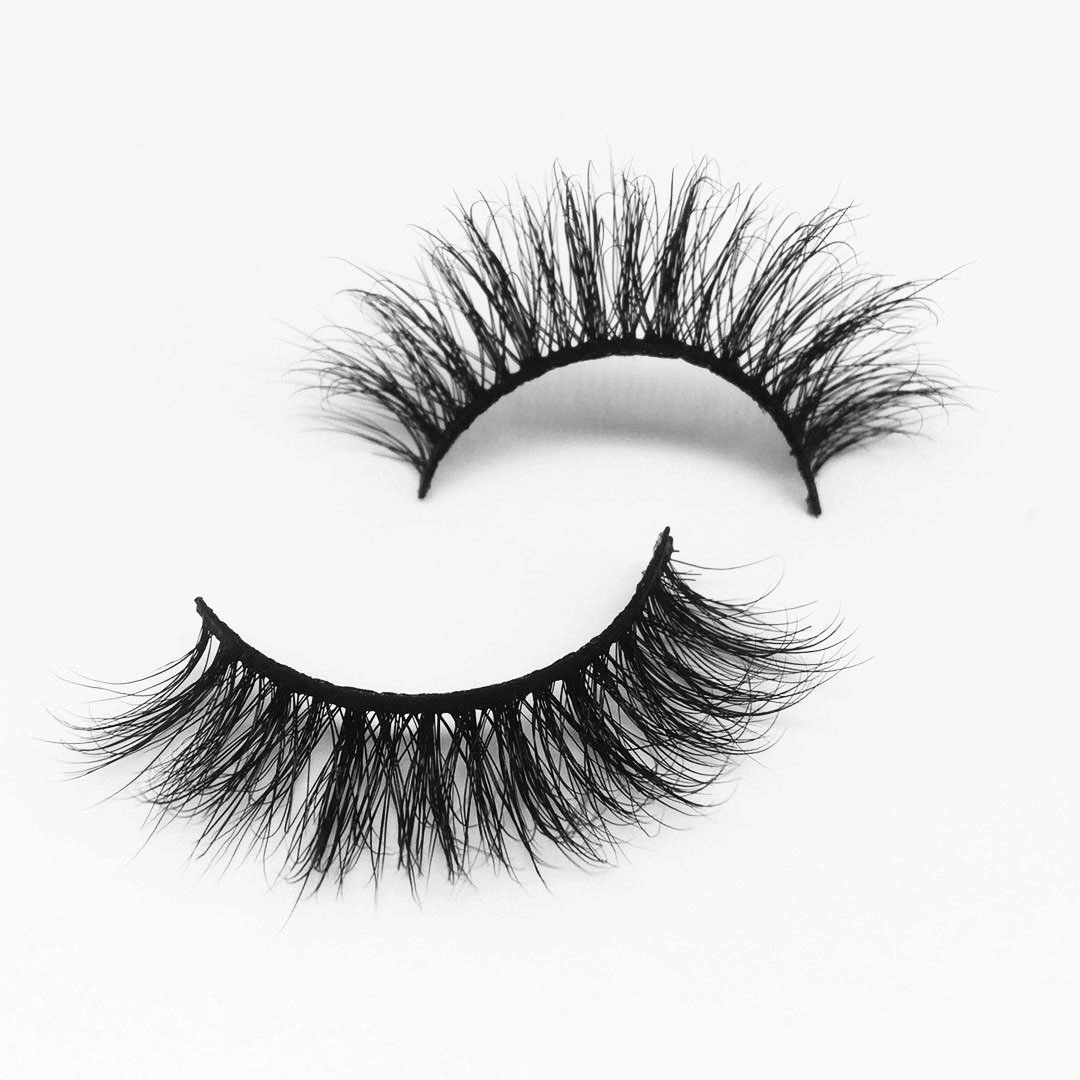 M090 15mm Strip Mink Lashes Bulks Wispy False 3d Effect Eyelashes Wholesale Short