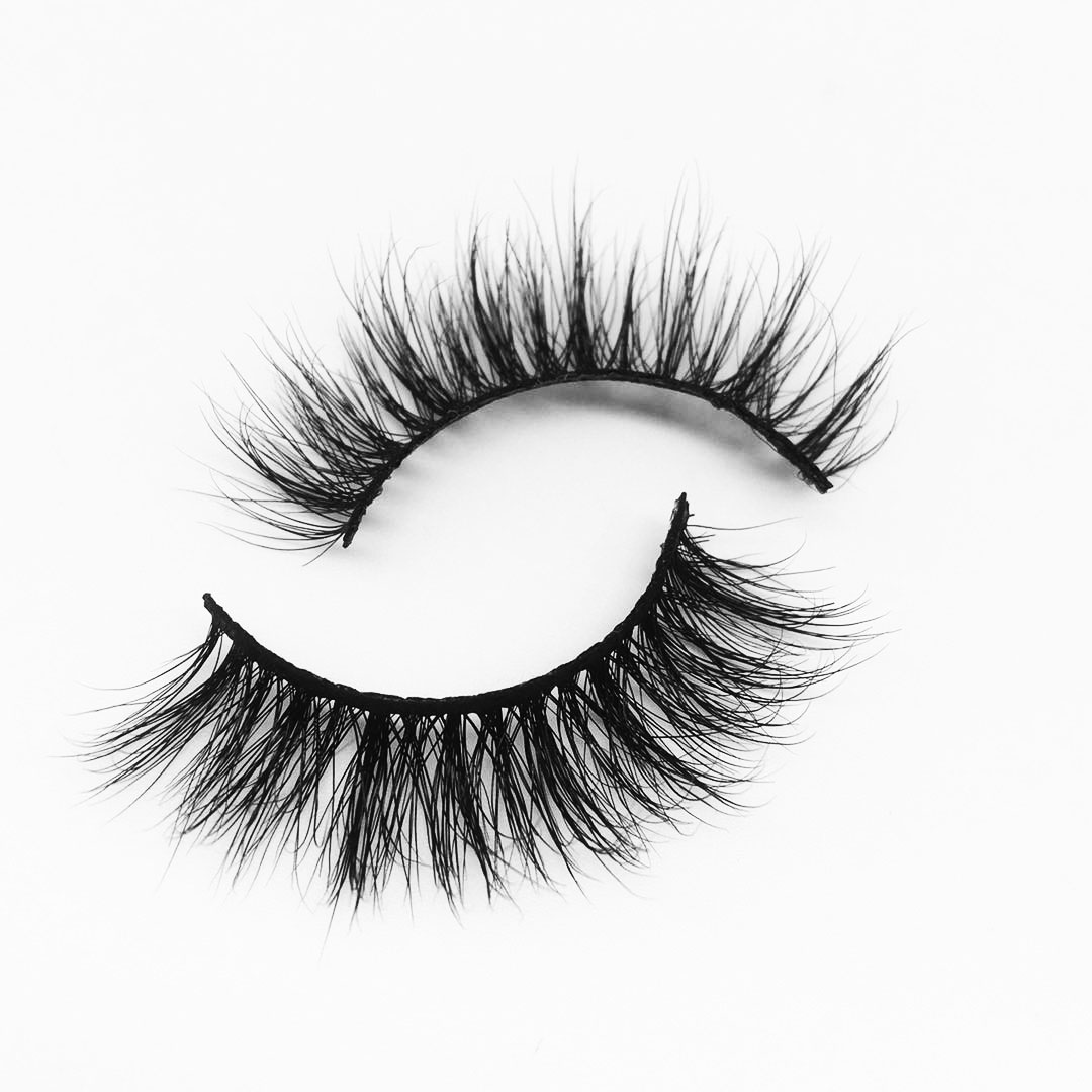 M090 15mm Strip Mink Lashes Bulks Wispy False 3d Effect Eyelashes Wholesale Short
