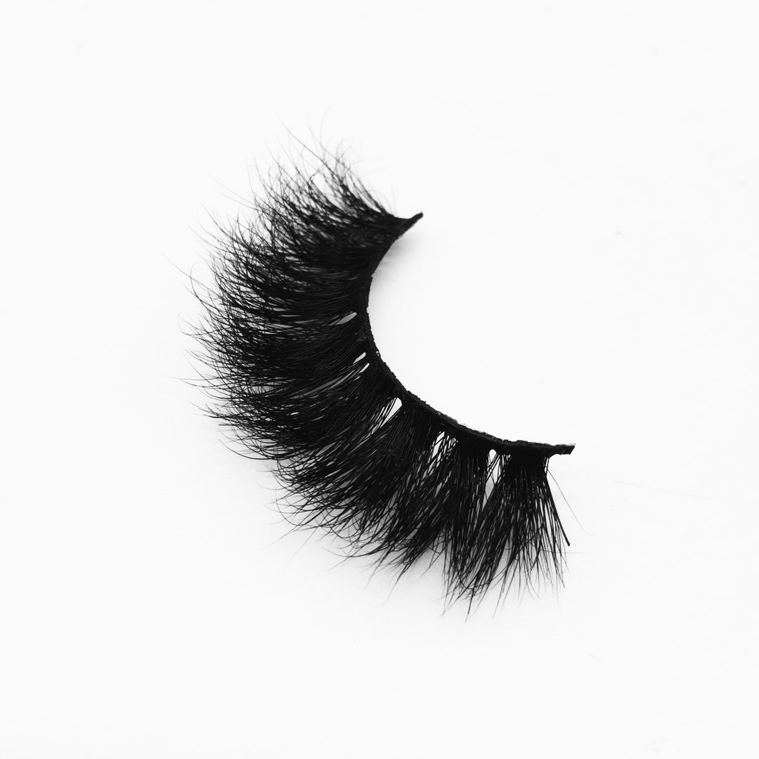 M095 Wholesale lashes full strip lashes fluffy 16mm mink eyelash 100% 3d mink eyelashes vendor 3d mink