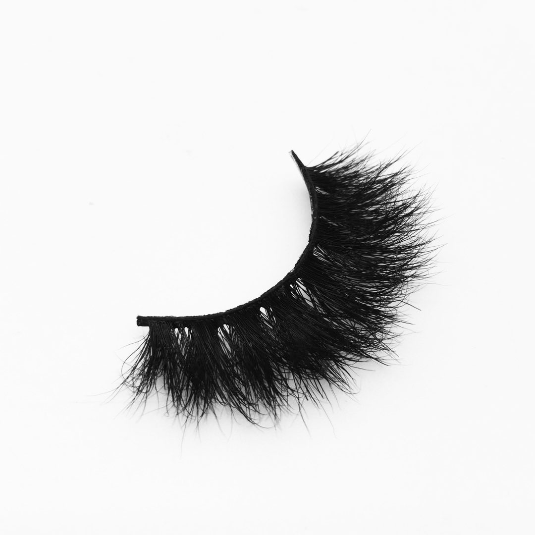 M095 Wholesale lashes full strip lashes fluffy 16mm mink eyelash 100% 3d mink eyelashes vendor 3d mink