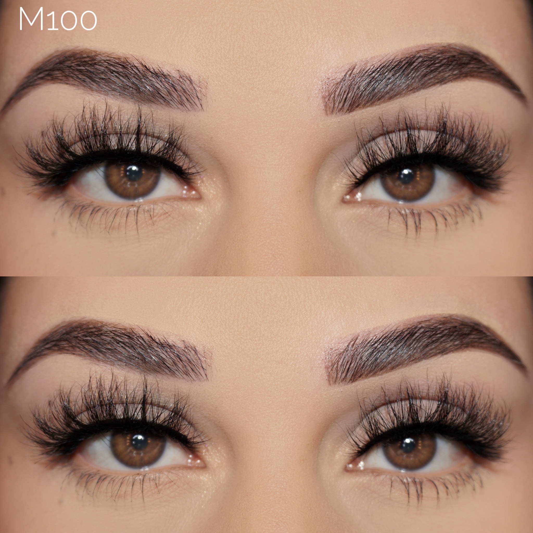 M100 18mm mink eyelash fluffy 3d mink lashes wholesale 3d mink eyelashes
